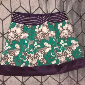 Knee-length butterfly skirt